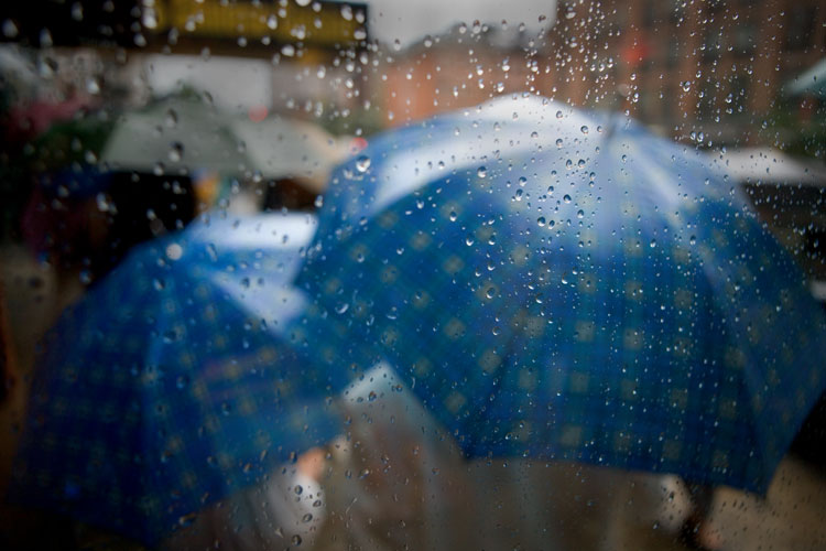 Twin umberellas - NYC