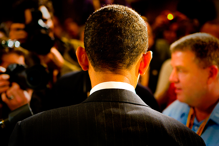 Back of Barack (Hillarys View) : Capitol Hill Hilton : DC