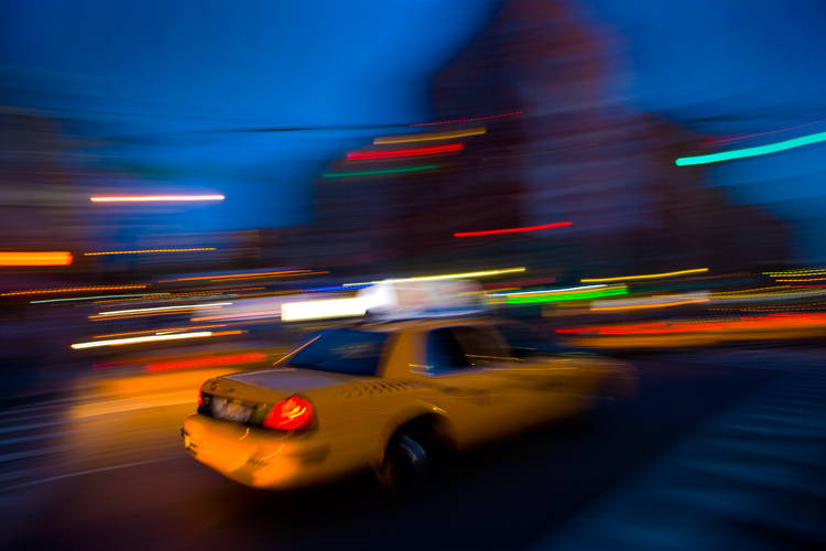 Meatpacking Taxi Madness : 14th and 9th Av :  NYC