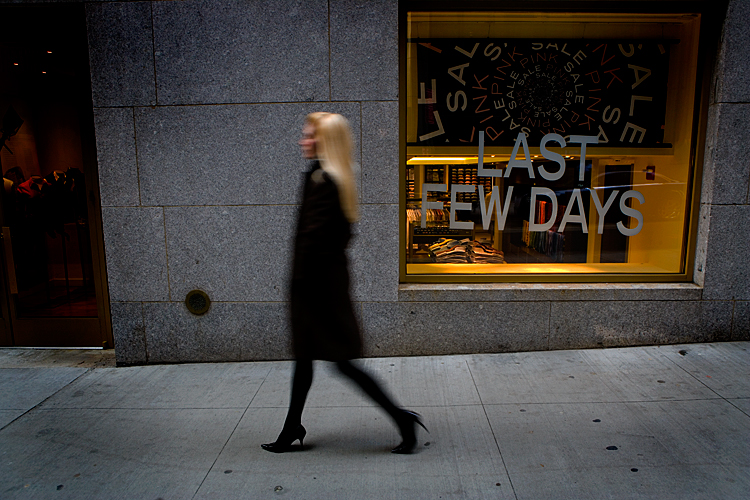 Last Few Days : Wall St : NYC