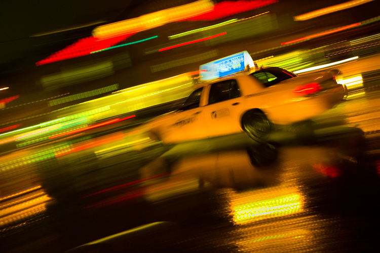 Taxi Rain and the City 2 : 23rd and 8th Av : NYC