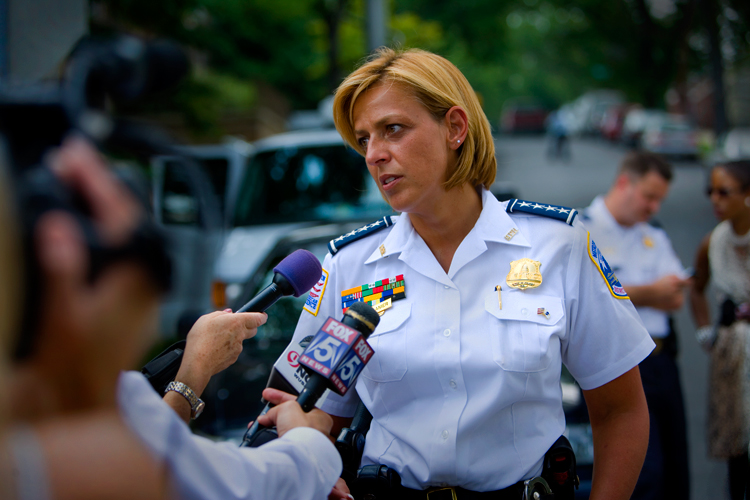 DC Shootings Arrest - Police Chief Cathy Lanier : Hawaii Avenue NW : DC
