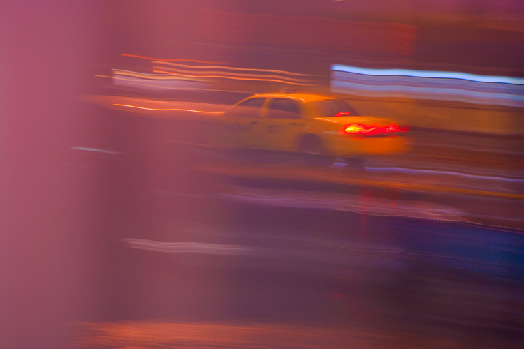 Taxi Purple Haze : 23rd and 8th : NYC