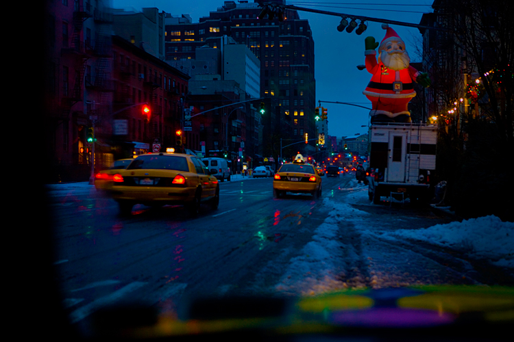 Snow on 9th : 9th Av & 20th St : NYC