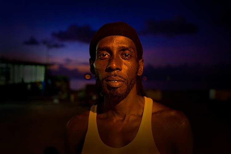 Alexander Gibbs at The Fishing Dock :  San Fernando : Trinidad