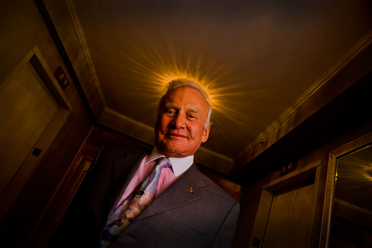 Buzz Aldrin Astronaut : Star Man Helmsley Park Lane Hotel : NYC