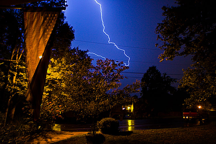 Storm from Matts Porch - Atlanta - Georgia