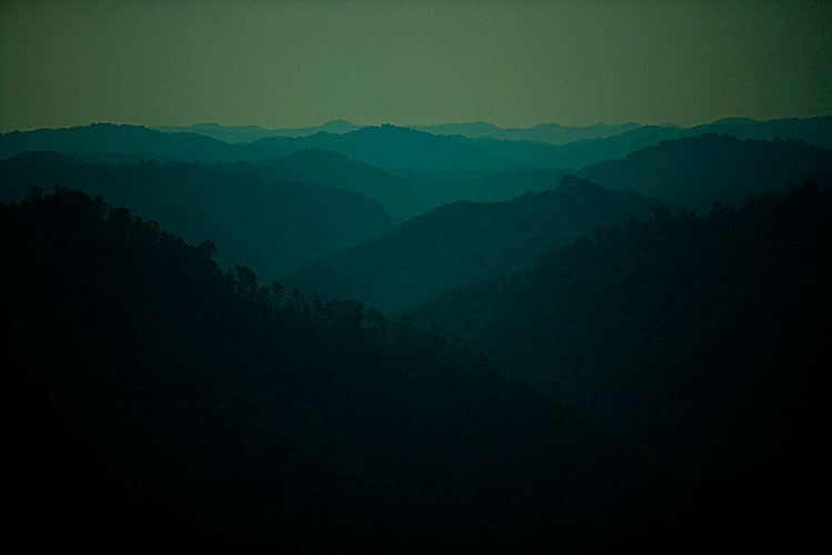 Blue Ridge Mountains ? Appalachia : Near Logan : West Virginia