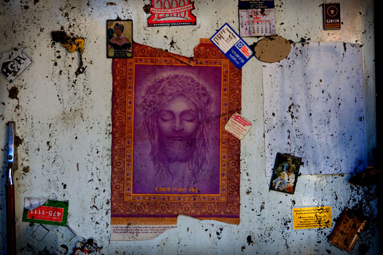 Jesus of Nebraska : Fire Damaged Apartment : Lincoln NE USA