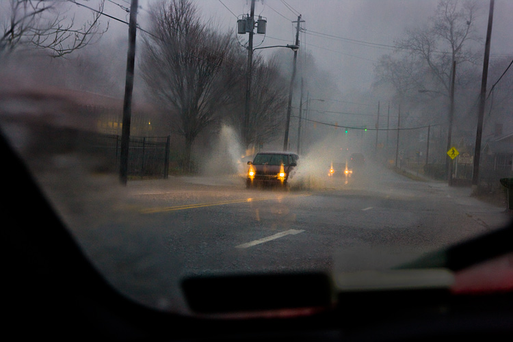 Rainy Day in Georgia : MLK Avenue : Atlanta USA