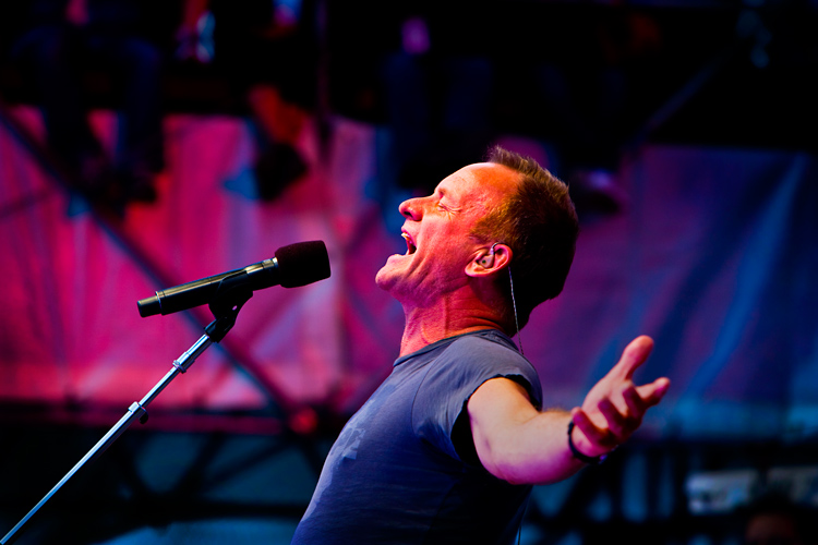 Sting : 40th Anniversary of Earthday Climate Rally The Mall : DC