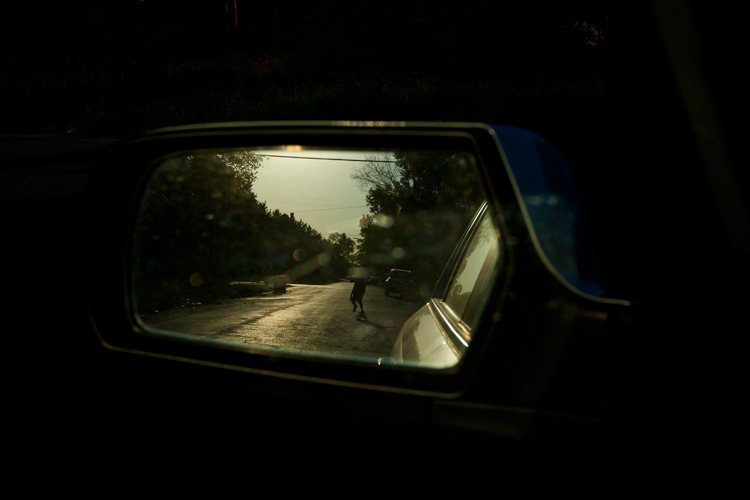 Skater Boy in the Mirror : Gary : Indiana