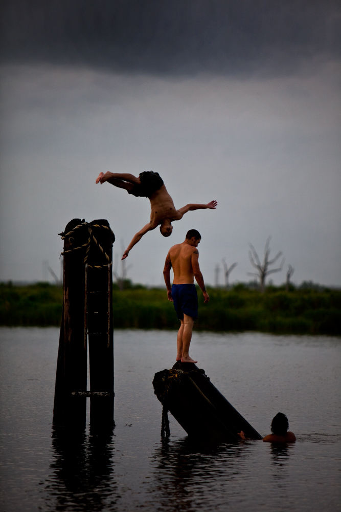 Knocked Off Balance by BP : Golden Meadow Bayou : Louisiana