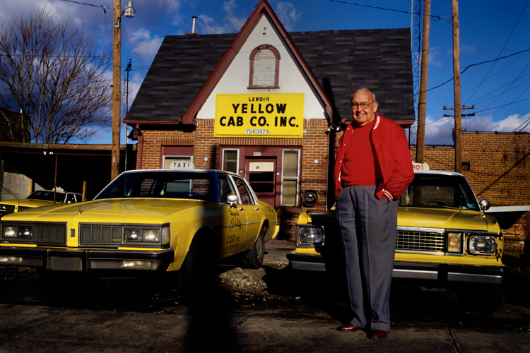 Dream back to the Yellow Cab Blue Sky and Red Silk Jacket : Lenoir : North Carolina