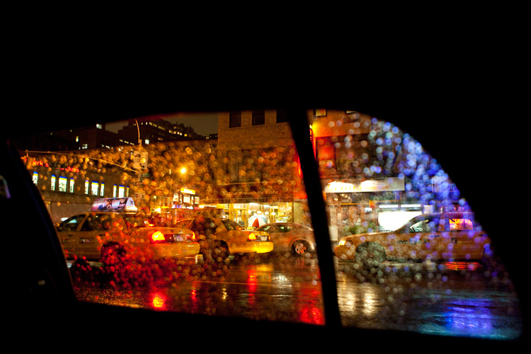 Viewing the Beast Cab Through Rose Tinted Spectacles : 8th Av : NYC