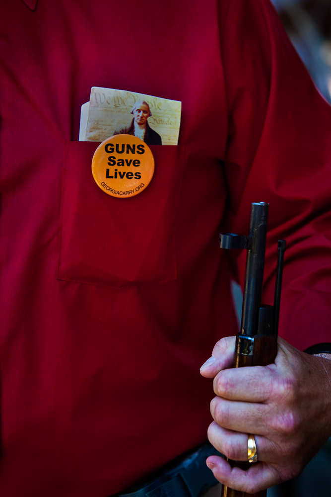 Guns Save Lives.....  Well Except..... : Tea Party Event Conyers : GA