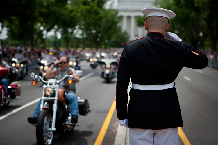 Salute The Thunder : Rolling Thunder Veterans : National Mall DC