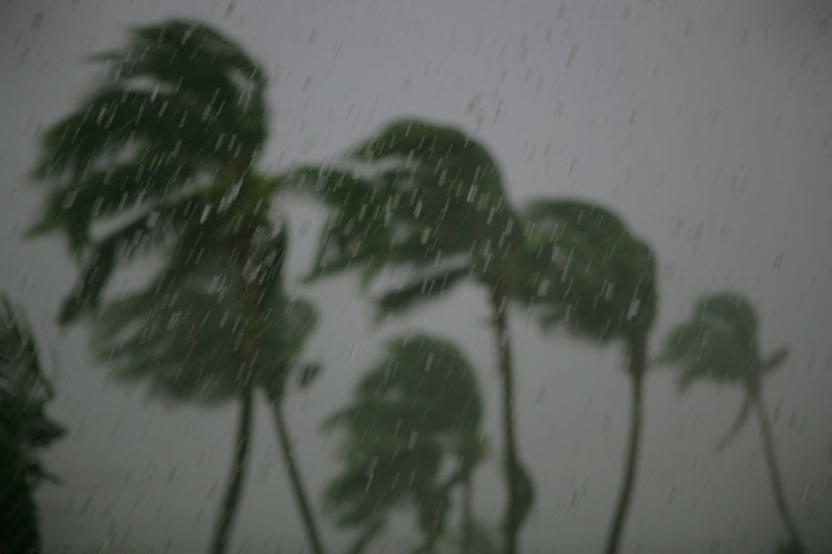 Hurricane Irene is Threatening : Tropical Storm Marsh Harbor : Bahamas