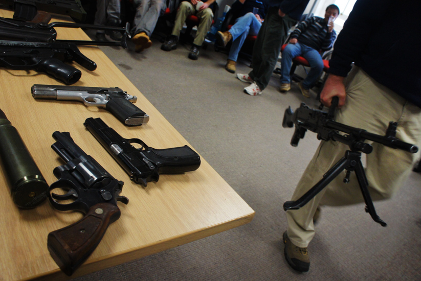 Ballistics and Weapons Training : Hostile Environment Training Course: Ascot : UK