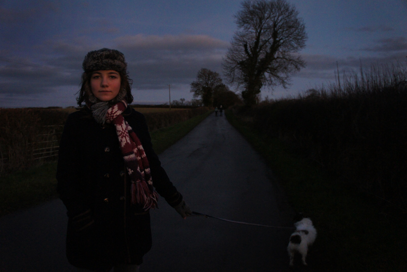 Rosa and Ringo On Christmas Day : Warwickshire : England