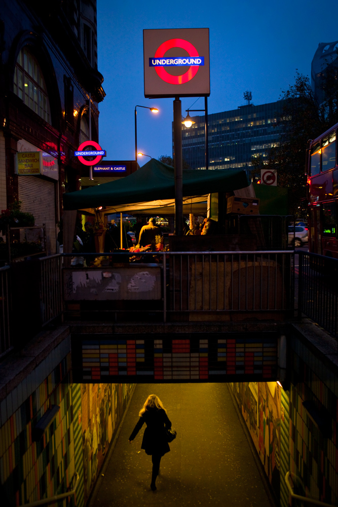 Economics of the Street Workshop : Lone Market Stall : Elephant and Castle : London