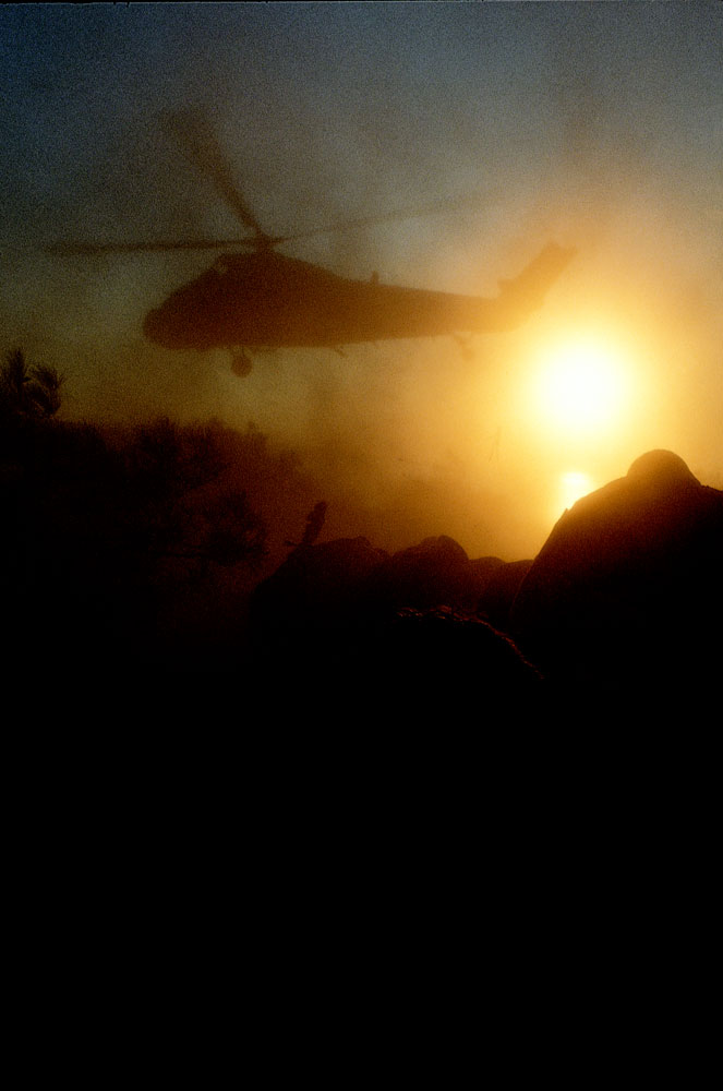 British Army on manuevers