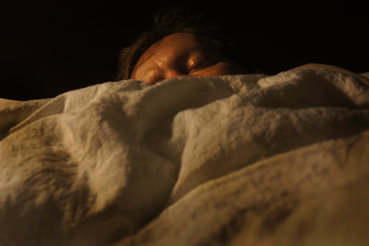 Jez Sleeping Hotel Room : Nashua : New Hampshire