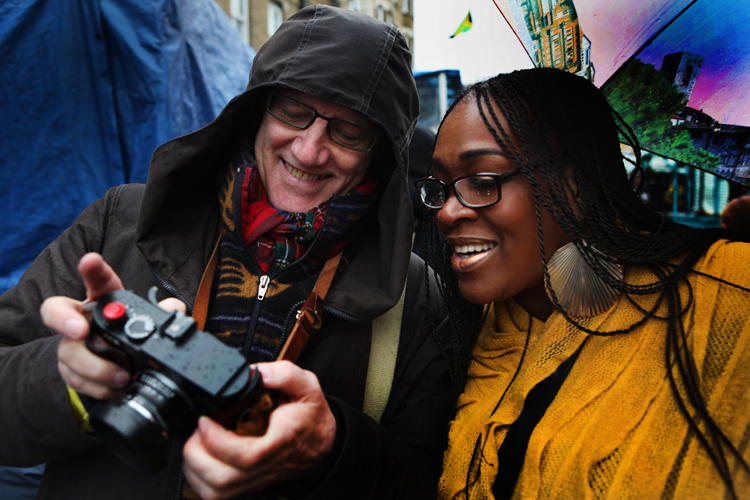 Stewart Atkins in Action on WPO City Project : Economics of the Street led by Jez Coulson : London