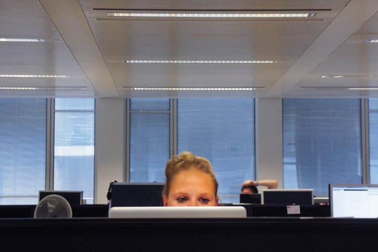 Mad Men Diligent Girl : Garstang 19 Mega Advertising : London