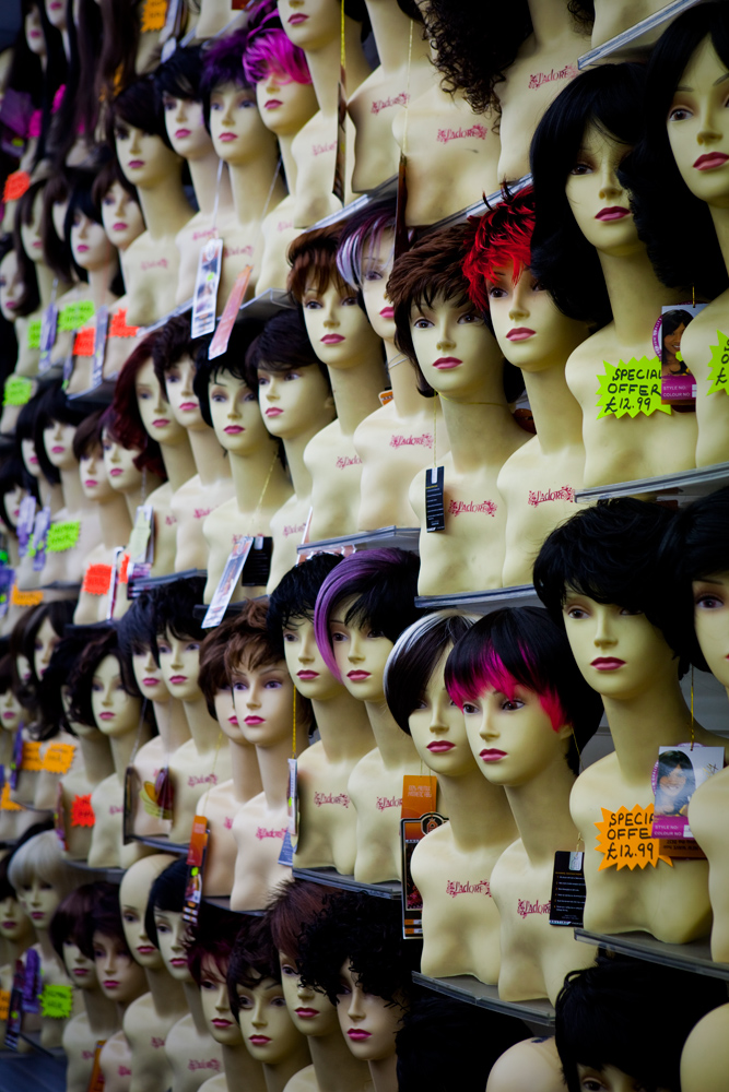 More Human than Human : Wig Shop : Green Street East London