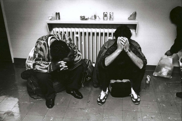 Bosnian Refugees - Heathrow Airport - London