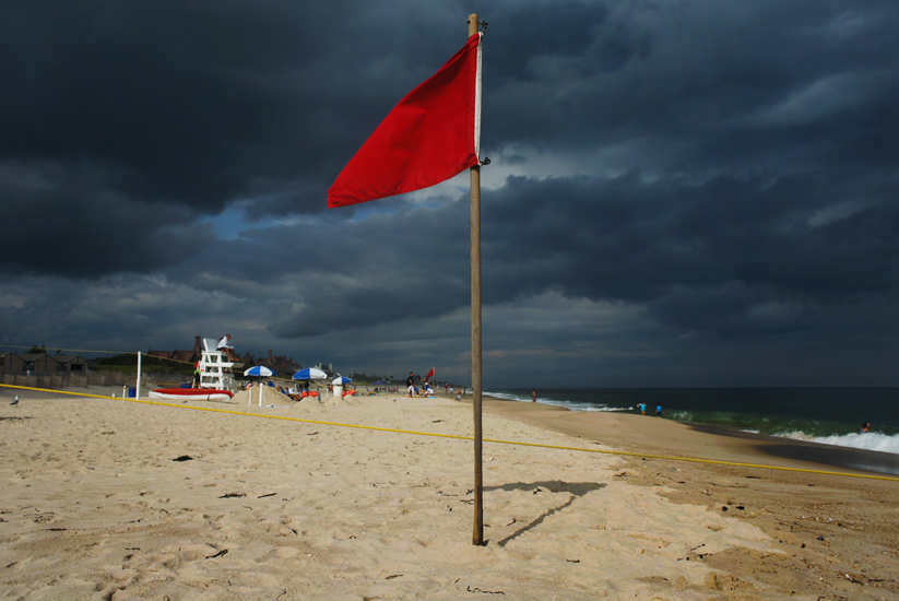 Red Flag : The Hamptons NY : USA