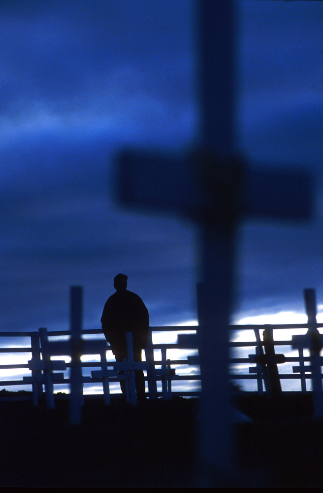 Darwin Argentine Cemetery : Falkland Islands : South Atlantic