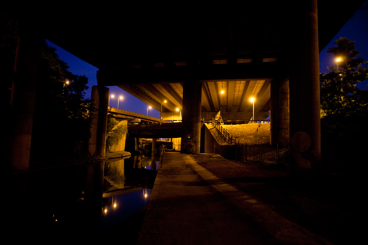 The Darkness Under The Great Gate : Spaghetti Junction Birmingham : UK