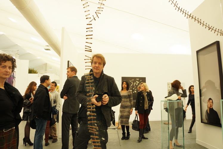 Jez Self Portrait at Frieze Art Fair 2013 : London : UK