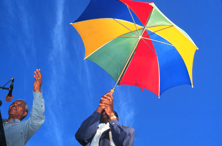 Nelson Mandela Father of the Rainbow Nation : Lady Smith : South Africa