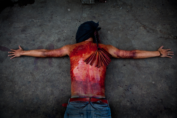 Act of Penitence : Barangay Lourdes Angeles City : The Philippines