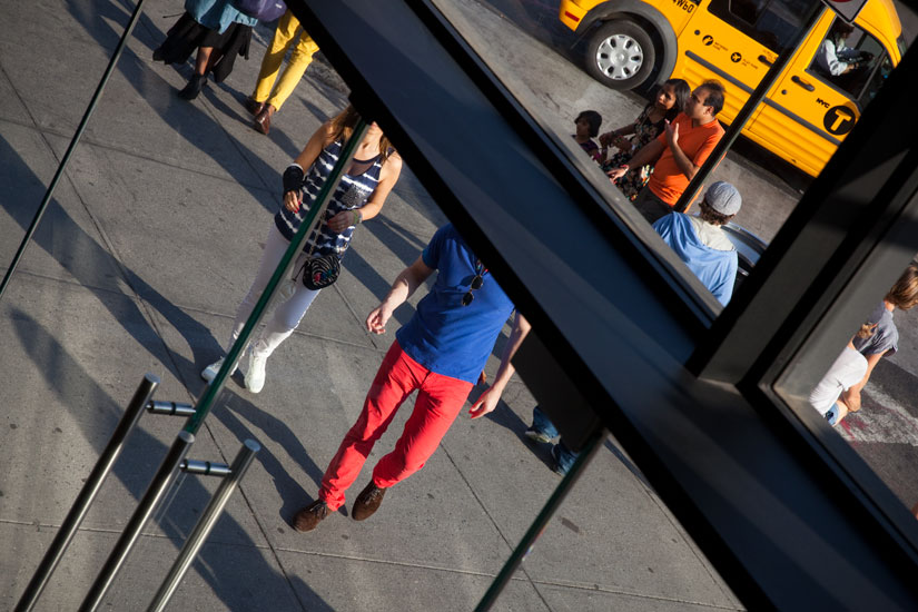 Red Blue Yellow : Meat Packing Apple Store : New York City