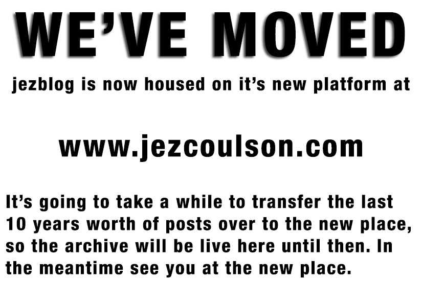 We've moved... jezcoulson.com