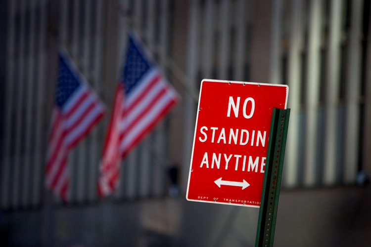 No Standing : NY Stock Exhange, Financial District : NYC