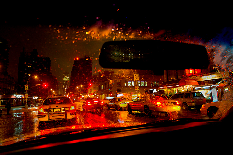 Window on the Storm : 8th Av at 23rd St : NYC