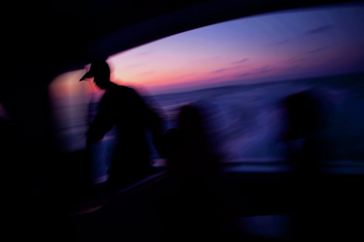 Time to pay the ferry man; Sea of Abaco Bahamas