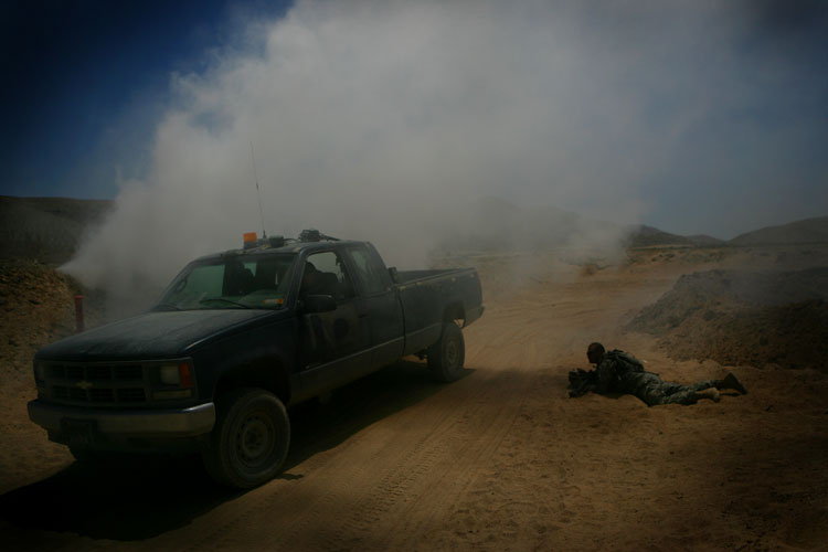 Suicide Bombing : NTC Fort Irwin California USA