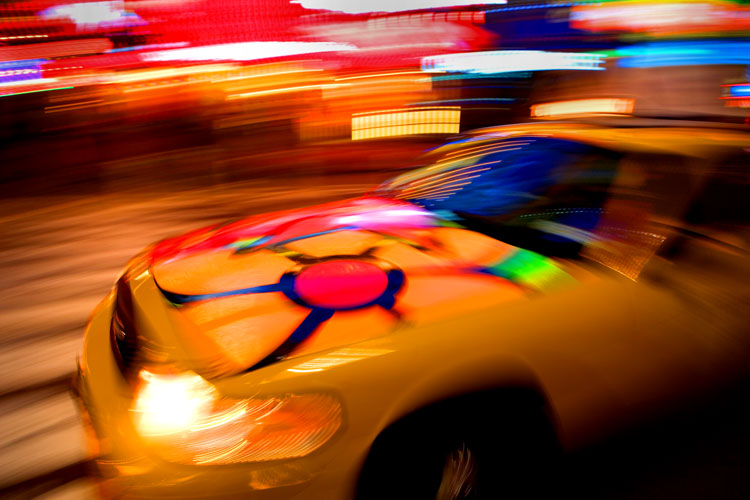 Flower Taxi #3 : Times Sq : NYC