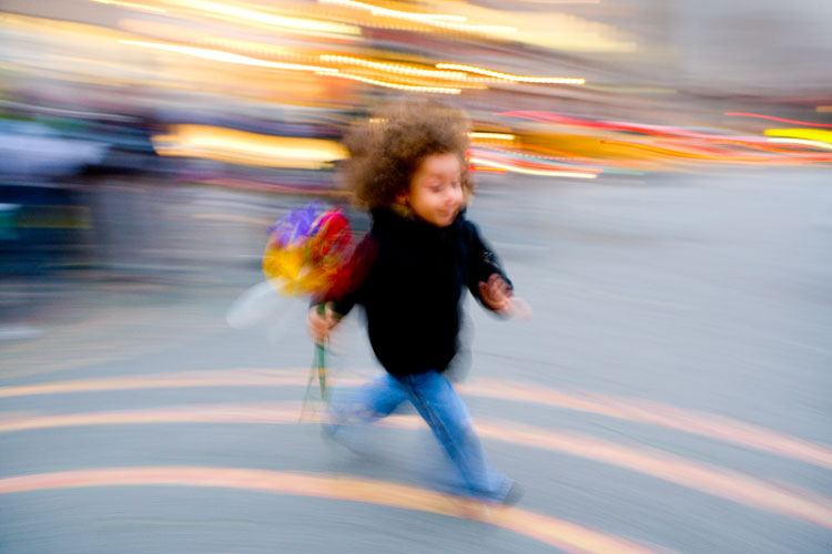 Garden in Transit - Rocco Runs With Flowers : Union Sq : NYC