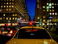 Back of Cab : E42nd & Lexington Av : NYC