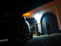 Matt and the Beast Doin the Business : Florida Service Station Okahumka : USA