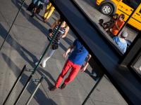 Red Blue Yellow : Meat Packing Apple Store : New York City